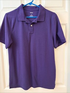 Sonoma Men's Deep Purple Polo Shirt